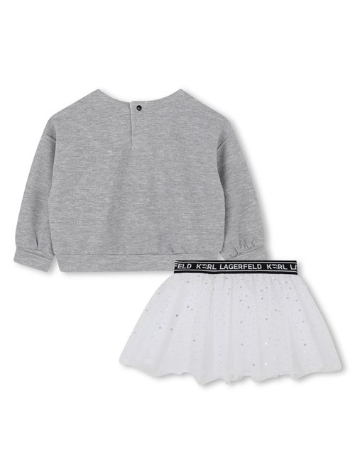 Completo gonna KARL LAGERFELD | Z30650GRIGIO ECRU